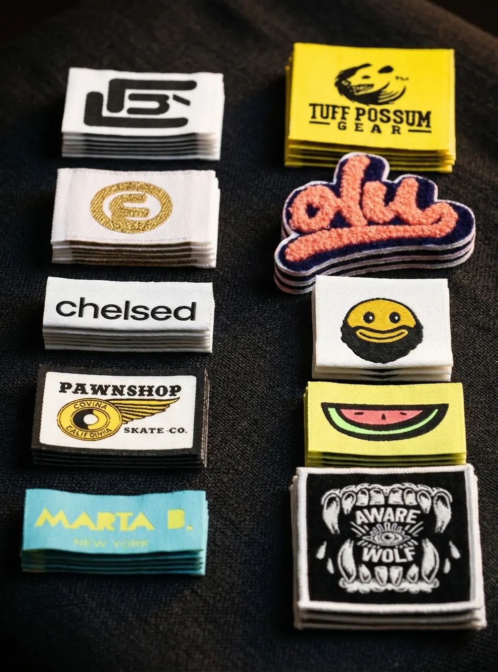 Custom woven labels and patches — Get a Quote
