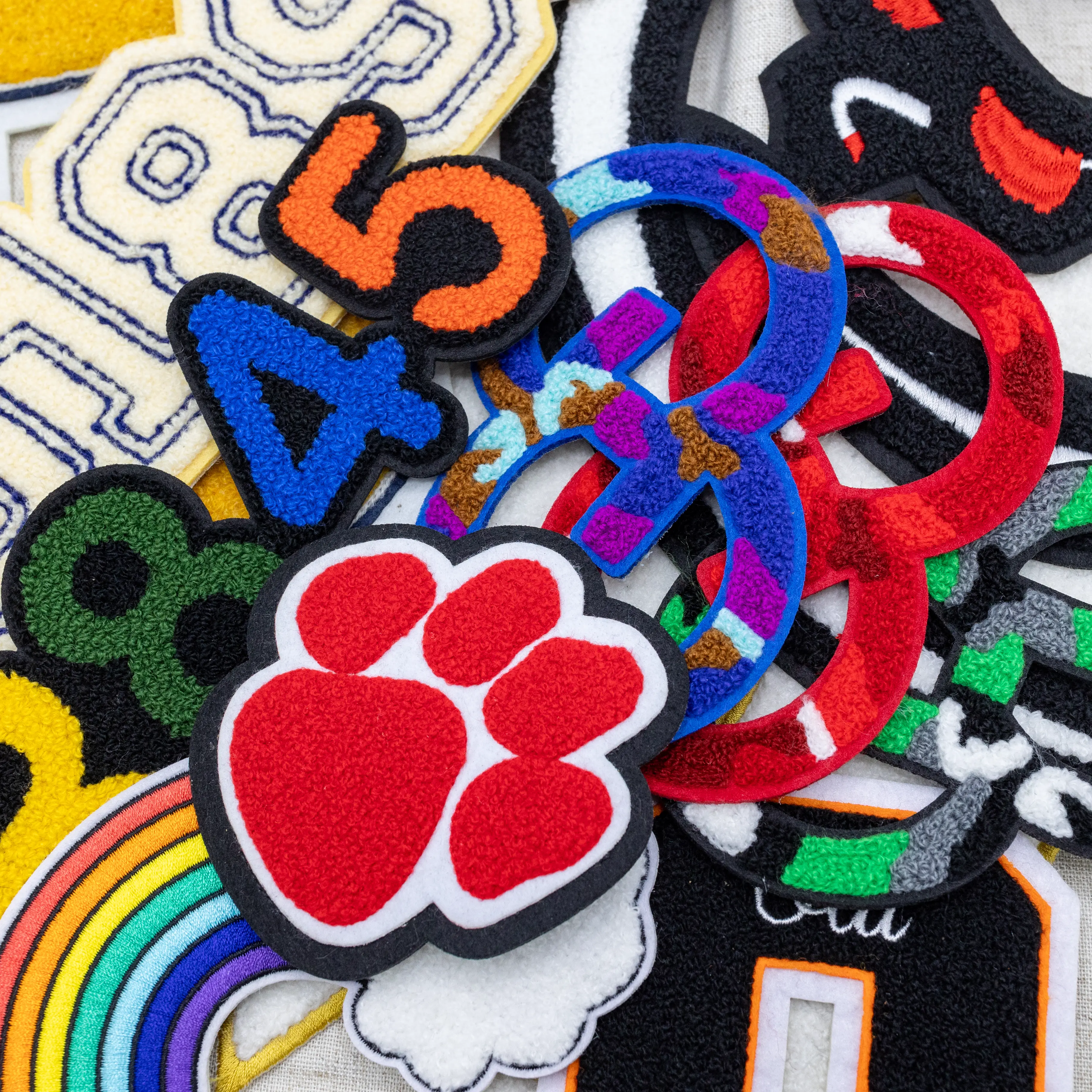 chenille patches image