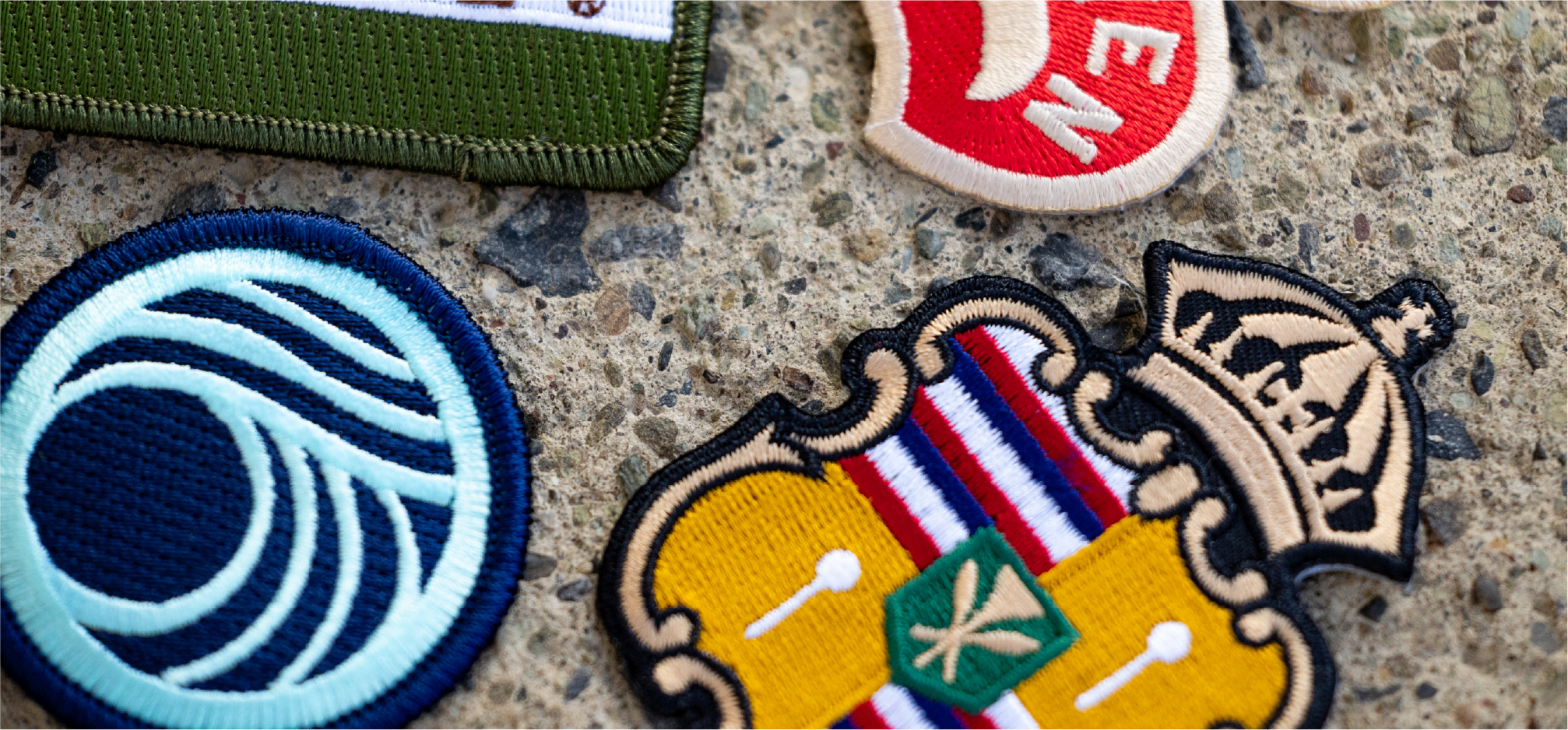 embroidered patches image