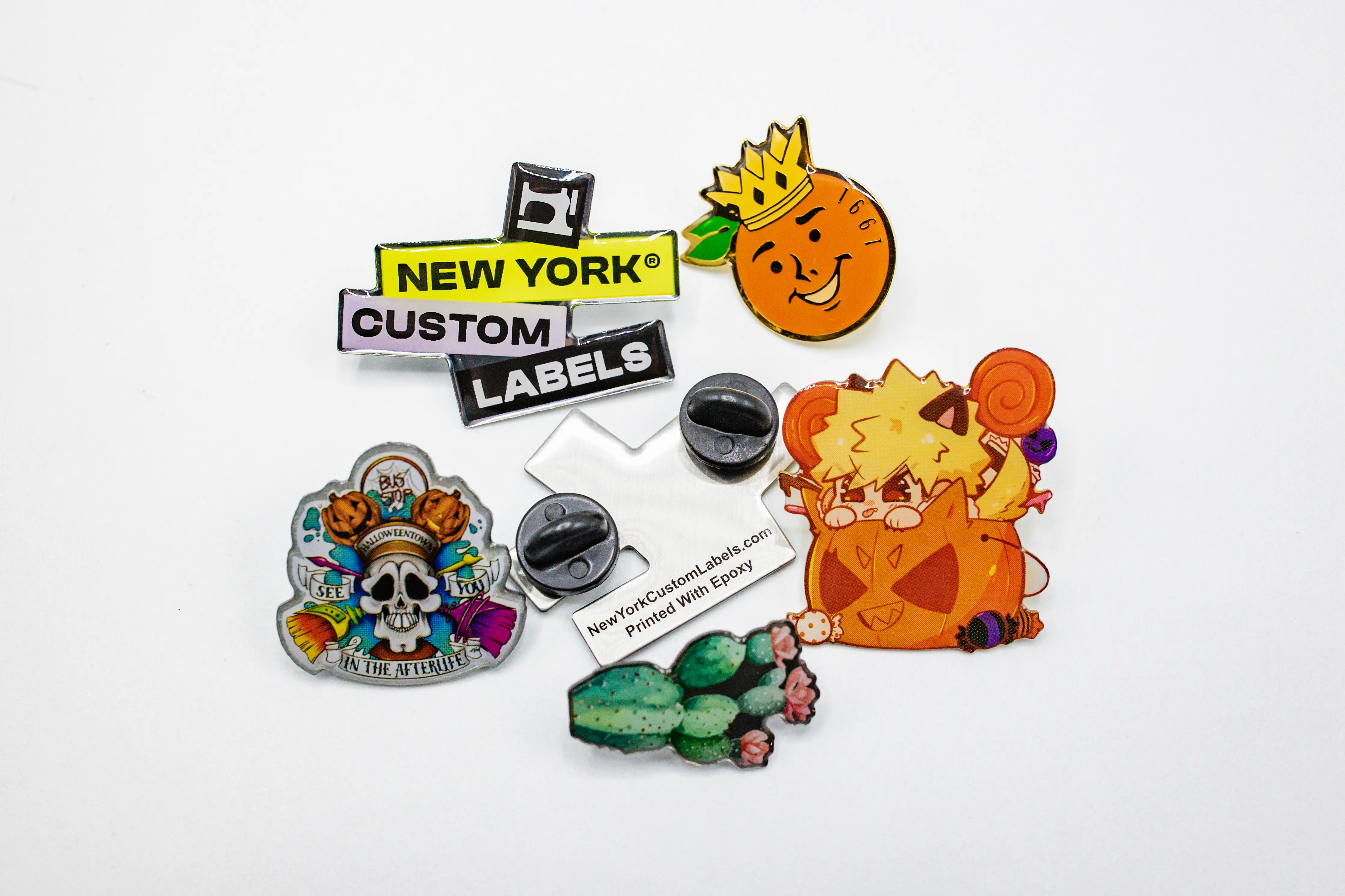 printed metal pins image