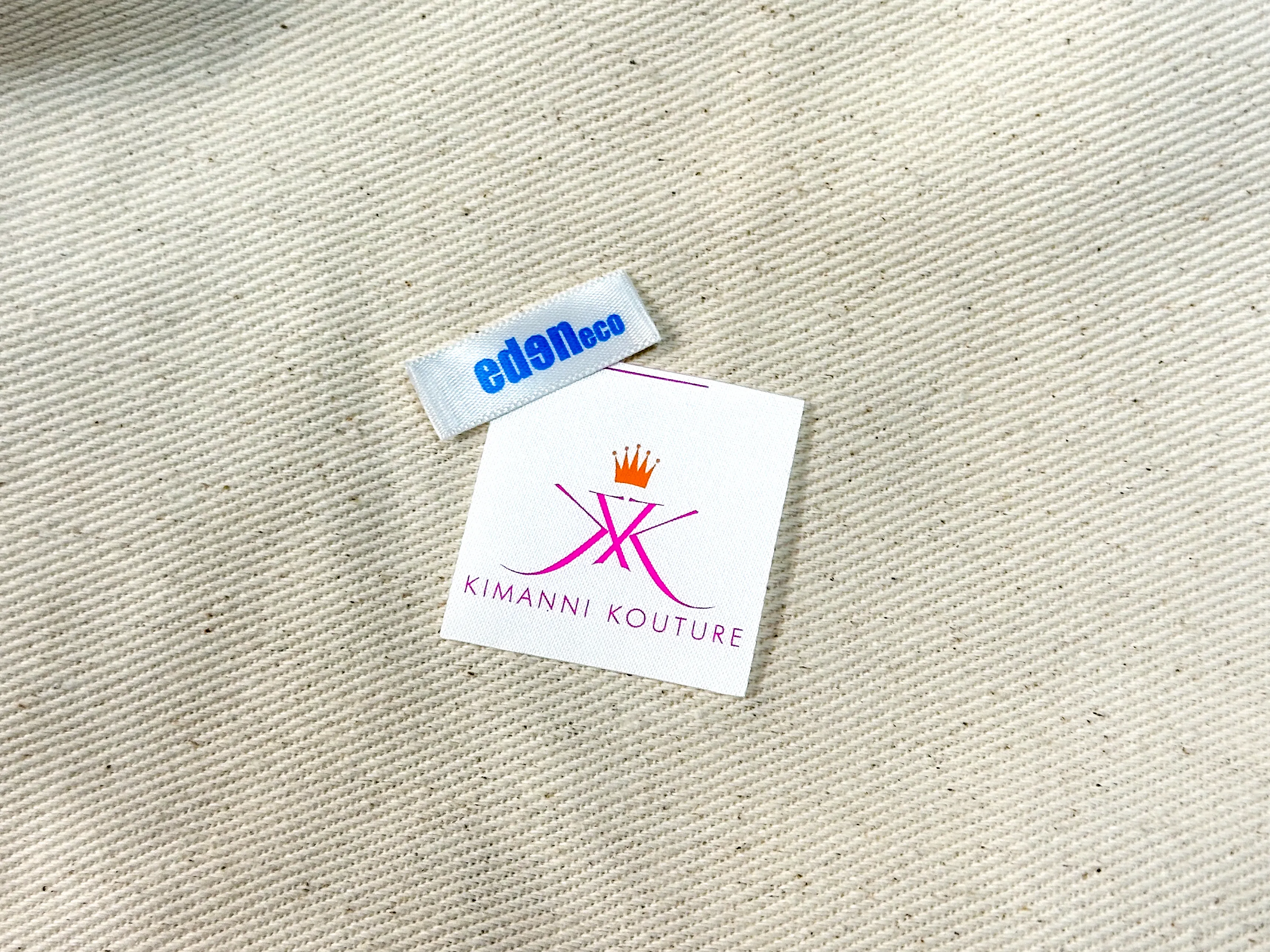 printed satin labels image