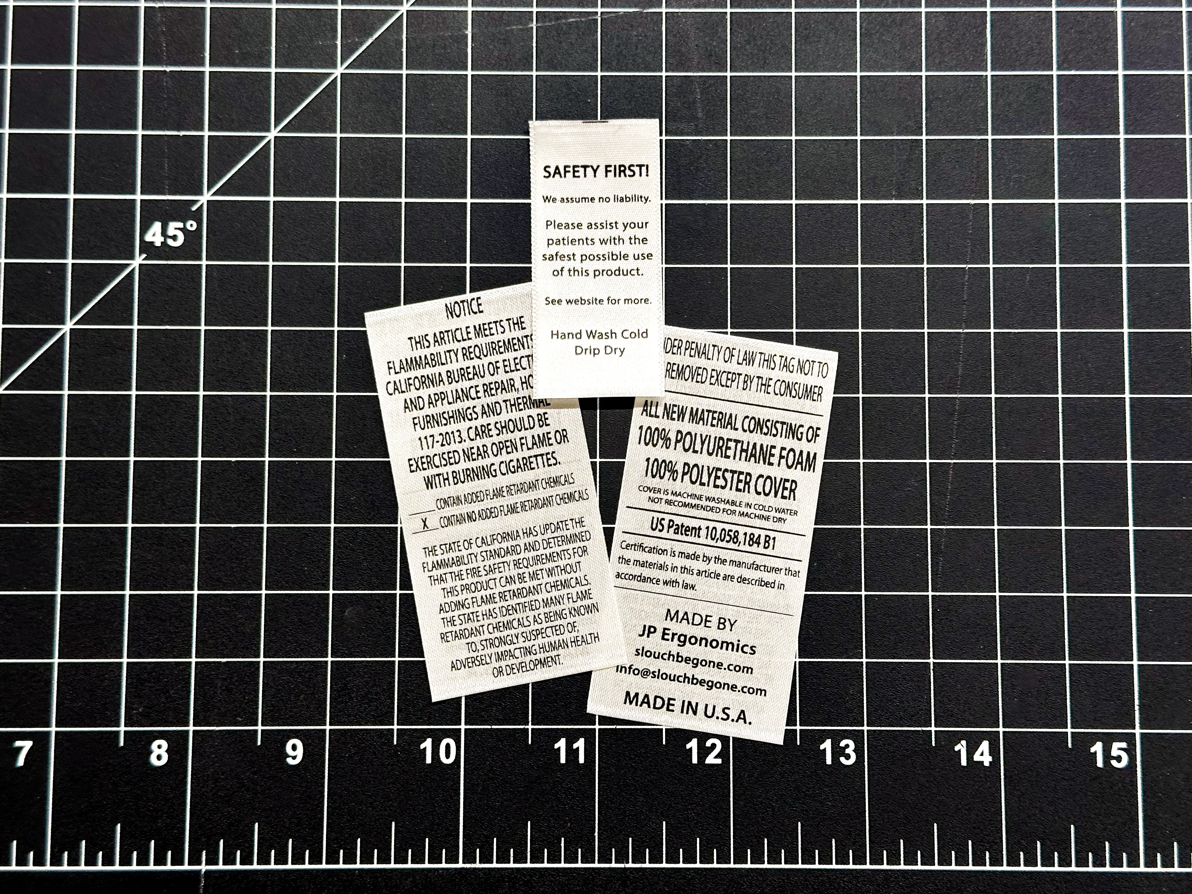 printed satin labels image