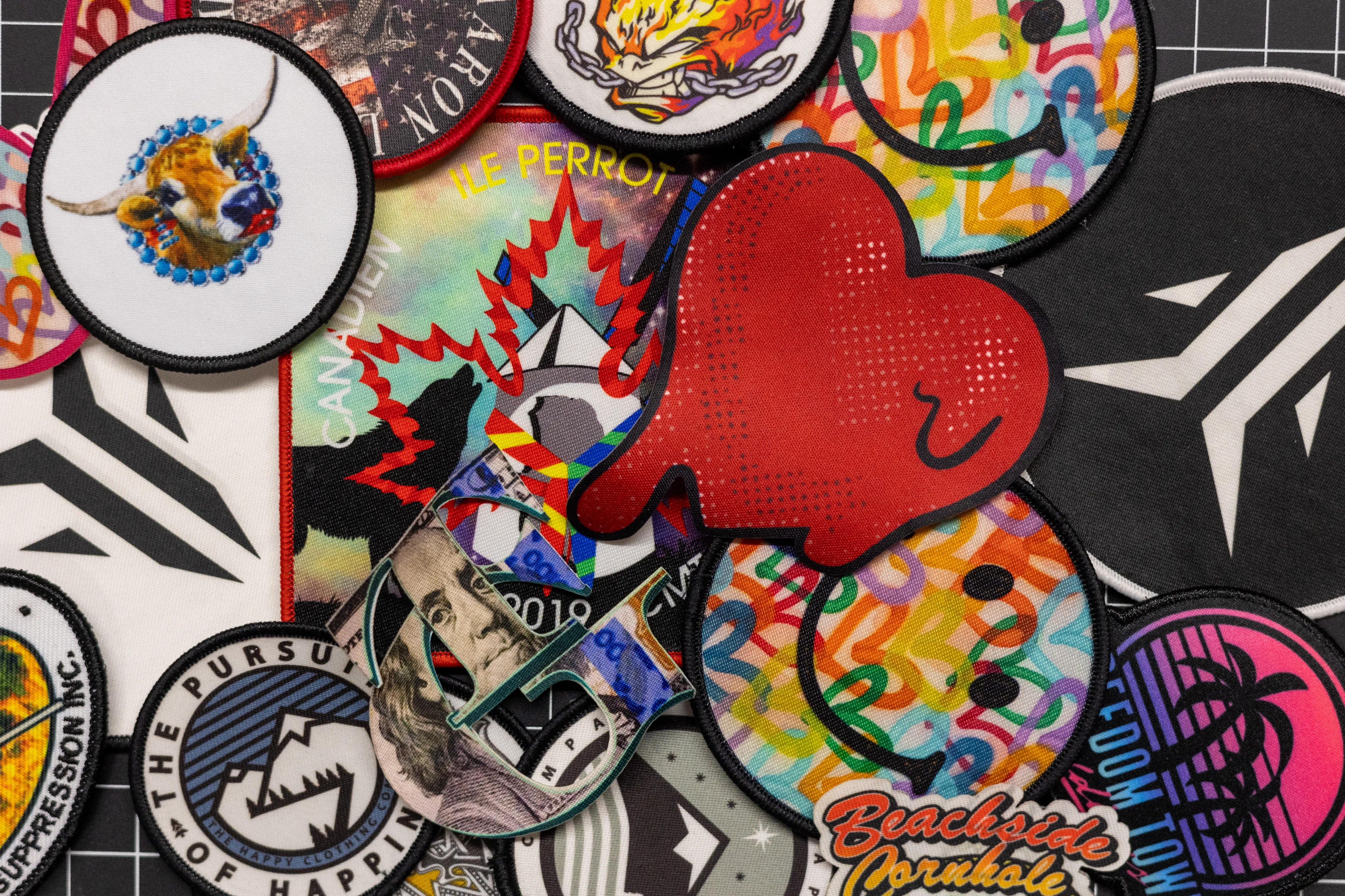 sublimated patches image